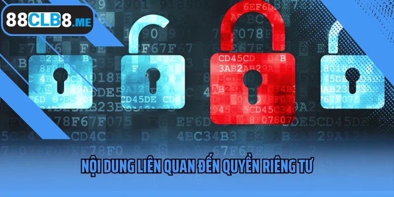 Nội dung liên quan đến quyền riêng tư
